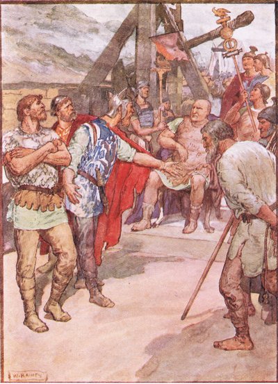 Marius and the ambassadors of the Cimbri by William Rainey